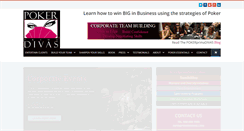 Desktop Screenshot of pokerdivas.com