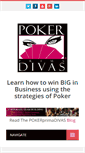 Mobile Screenshot of pokerdivas.com